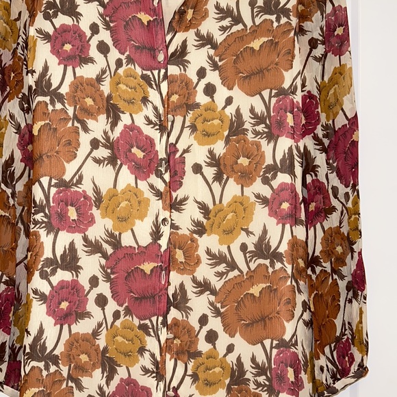 Massimo Dutti Silk Floral dress - Picture 4 of 8